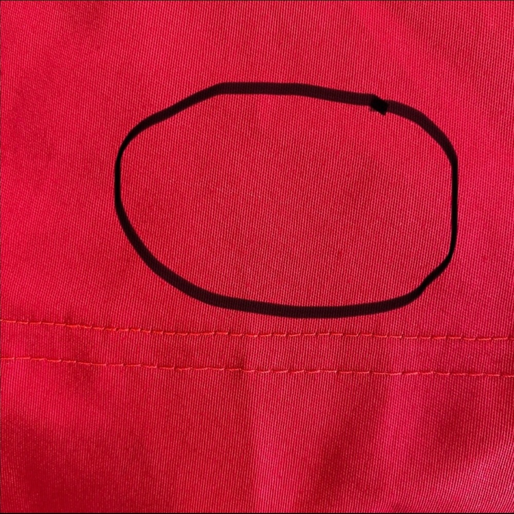 ✨HOST PICK ✨ CAROLINE MORGAN | Red 3/4 Sleeve Tie Front Midi Shirt Dress - Picture 7 of 7